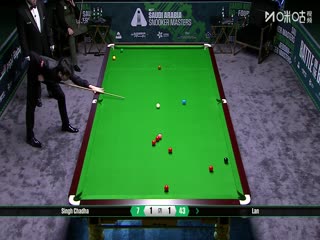 2025斯诺克沙特大师赛第二轮（112进80） 辛格·查达1-4蓝裕豪 20250809