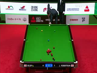 斯诺克世界大奖赛16进8 吉米·罗伯逊2-4马克·塞尔比  20250306