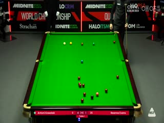 斯诺克世锦赛资格赛128进96 安东尼·科瓦斯基5-4瑞安·埃文斯 20250407