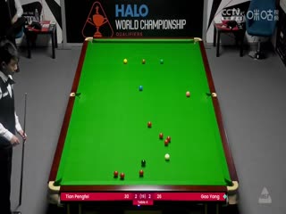 斯诺克世锦赛资格赛96进64  田鹏飞4-5高阳（第一阶段） 20250411