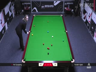 2025斯诺克英国公开赛资格赛 贺国强4-0菲拉克·阿贾博 20250626