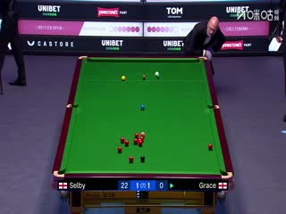 2025斯诺克英国公开赛第1轮 大卫·格雷斯1-4马克·塞尔比 20250922