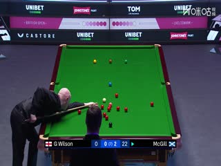 2025斯诺克英国公开赛64进32 安东尼·麦克吉尔4-1加里·威尔逊 20250924