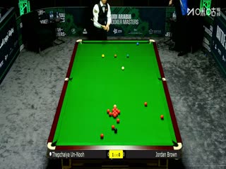 2025斯诺克沙特大师赛第三轮（80进48） 塔猜亚·乌努4-0乔丹·布朗 20250811