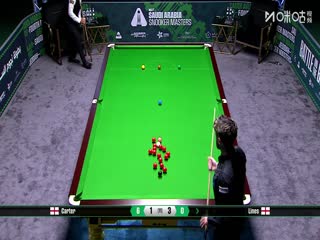 2025斯诺克沙特大师赛16进8 奥利弗·莱恩斯3-6阿里·卡特 20250813