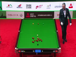 斯诺克世界大奖赛16进8 肖国栋4-3雷佩凡  20250306
