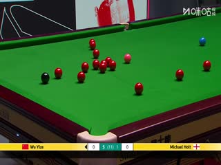 斯诺克英锦赛正赛32进16轮次 吴宜泽6-4迈克尔·霍尔特 20251130