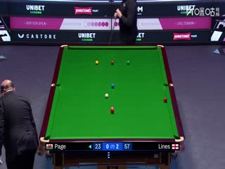 2025斯诺克英国公开赛第2轮 杰克逊·佩奇1-4奥利弗·莱恩斯 20250923