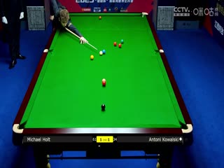 斯诺克玉山世界公开赛32进16 安东尼·科瓦尔斯基1-5迈克尔·霍尔特  20250225