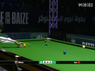 2025斯诺克沙特大师赛32进16 马克·威廉姆斯5-3袁思俊 20250812