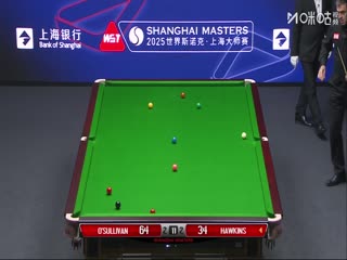 2025斯诺克上海大师赛第二轮 罗尼·奥沙利文vs巴里·霍金斯（秦正） 20250730
