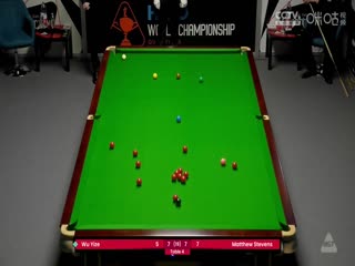 24-25赛季斯诺克世锦赛资格赛Day10 马修·史蒂文斯9-10吴宜泽（第二阶段） 20250417