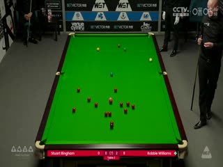 斯诺克威尔士公开赛64进32 斯图尔特·宾汉姆0-4罗比·威廉姆斯 20250211