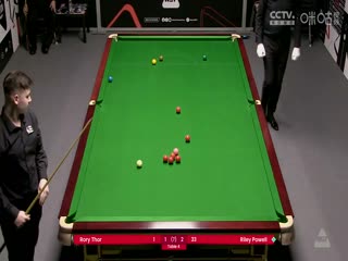 斯诺克威尔士公开赛资格赛 涂振龙4-3莱利·鲍威尔 20250205