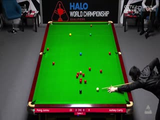 斯诺克世锦赛资格赛64进32 庞俊旭7-1阿什利·卡蒂（第一阶段） 20250413