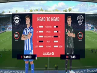 西甲联赛 阿拉维斯VS埃尔切 20251005