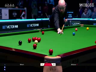 2025斯诺克英格兰公开赛64进32 凯伦·威尔逊2-4罗比·威廉姆斯 20250915