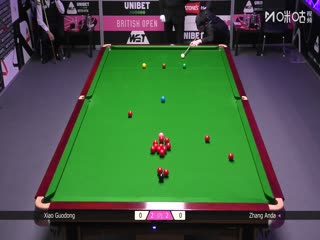 2025斯诺克英国公开赛32进16 张安达3-4肖国栋 20250925