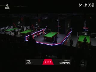 斯诺克英锦赛资格赛晋级轮 庞俊旭6-2诺鹏·桑卡姆（朱蒙） 20251127