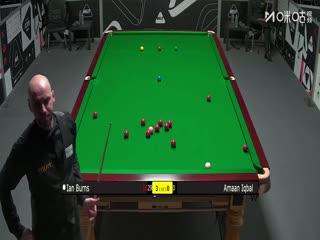 斯诺克英锦赛资格赛 伊恩·伯恩斯6-0阿曼·伊克巴尔 20251122