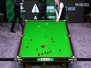 2025斯诺克沙特大师赛16进8 肖恩·墨菲1-6马克·威廉姆斯（秦正） 20250813