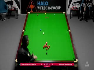 斯诺克世锦赛资格赛96进64 伊什普利特·辛格·查达10-2马特乌斯·巴拉诺夫斯基（第二阶段） 20250410