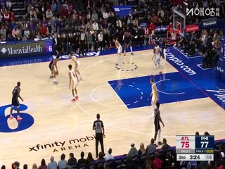 NBA常规赛 老鹰VS76人 20251201