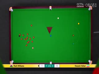 24-25赛季斯诺克世锦赛第二轮 侯赛因·瓦菲7-9马克·威廉姆斯（第二阶段） 20250426