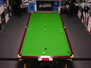 2025斯诺克北爱尔兰公开赛资格赛第二轮 罗伯特·米尔金斯4-2帕特里克·惠兰 20250907