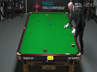 斯诺克世锦赛资格赛96进64 林杉峰4-5利亚姆·戴维斯（第一阶段） 20250410