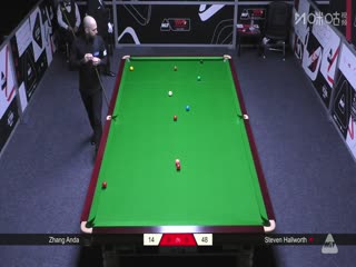2025斯诺克武汉公开赛资格赛 张安达5-2史蒂文·霍尔沃斯 20250623