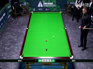 2025斯诺克沙特大师赛第二轮（112进80） 杰米·琼斯4-2弗加尔·奎因 20250809