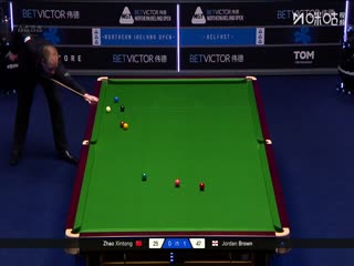 2025斯诺克北爱尔兰公开赛64进32 赵心童0-4乔丹·布朗 20251019
