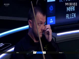 2025斯诺克英格兰公开赛四分之一决赛 埃利奥特·斯莱塞4-5马克·艾伦 20250920