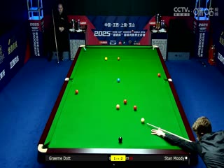 斯诺克玉山世界公开赛64进32 斯坦·穆迪2-5格雷姆·多特  20250224