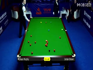 2025斯诺克武汉公开赛64进32 肖恩·墨菲5-0乔丹·布朗 20250825