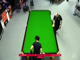 斯诺克德国大师赛32进16 卢卡·布雷塞尔2-5安东尼·麦克吉尔  20250130