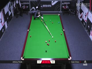 2025斯诺克英国公开赛资格赛 安东尼·麦克吉尔4-3迪伦·埃默里 20250628