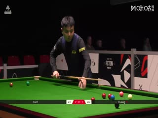 斯诺克西安大奖赛资格赛（128进64轮次） 汤姆·福德3-5黄佳浩 20250903