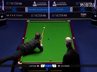 2025斯诺克北爱尔兰公开赛决赛上半场回放 杰克·利索夫斯基4-4贾德·特鲁姆普 20251027