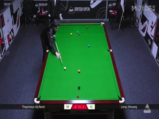 2025斯诺克英国公开赛资格赛 龙泽煌4-3塔猜亚·乌诺 20250628