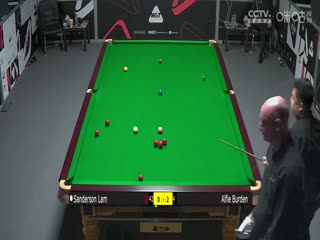 斯诺克威尔士公开赛资格赛 林杉峰4-2阿尔菲·博登 20250206