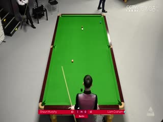 斯诺克德国大师赛64进32 肖恩·墨菲5-0利亚姆·格雷厄姆  20250128