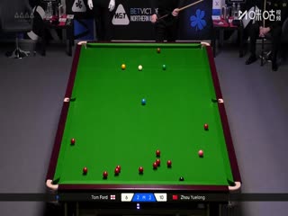 2025斯诺克北爱尔兰公开赛四分之一决赛 汤姆·福德4-5周跃龙（朱峰立） 20251025