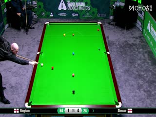 2025斯诺克沙特大师赛16进8 埃利奥特·斯莱塞6-5斯图尔特·宾汉姆 20250813