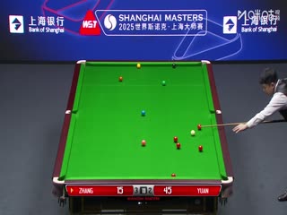 2025斯诺克上海大师赛第一轮 张安达6-5袁思俊（朱蒙） 20250728