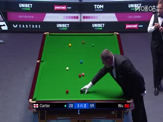 2025斯诺克英国公开赛64进32 吴宜泽3-4阿里·卡特 20250924