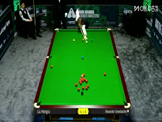 2025斯诺克沙特大师赛第二轮（112进80） 刘宏宇4-1亚历山大·乌尔森巴赫 20250809