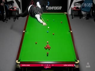 斯诺克世锦赛资格赛96进64  杰米·琼斯10-7朱利安·勒克莱（第二阶段） 20250411