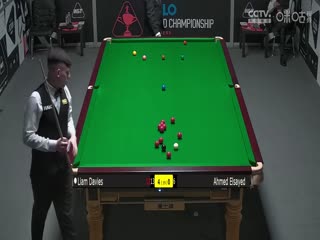 斯诺克世锦赛资格赛128进96 利亚姆·戴维斯8-1艾哈迈德·埃尔赛义德（第一阶段） 20250407